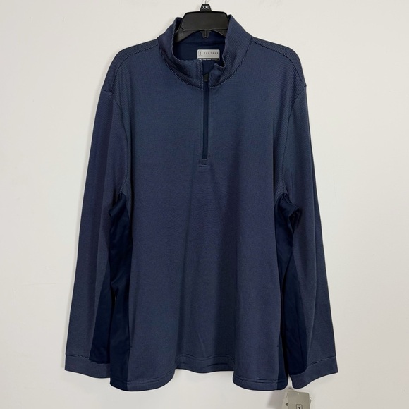 PGA Tour Other - PGA Tour Pullover Quarter Zip Mens XXL Dark Blue Navy Thermal Long Sleeve NWT